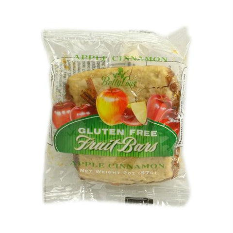 Betty Lous Gluten Free Fruit Bars Apple Cinnamon - 2 oz - Case of 12