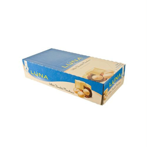 Clif Bar Luna Bar - Organic White Chocolate Macadamia Nut - Case of 15 - 1.69 oz