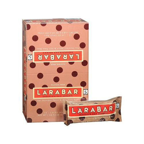 LaraBar - Chocolate Chip Brownie - Case of 16 - 1.6 oz