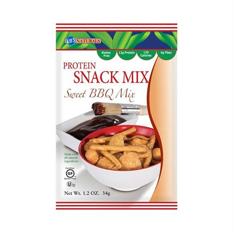 Kays Naturals Protein Snack Mix - Sweet Barbeque - Case of 6 - 1.2 oz