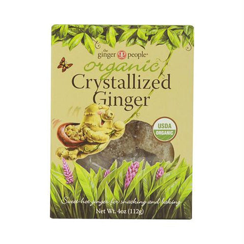 Ginger People Organic Crystallized Ginger Box - 4 oz - Case of 12