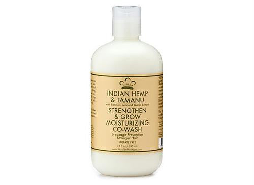 Nubian Heritage Co Wash - Strengthen and Grow Moisturizing Indian Hemp and Tamanu - 12 oz