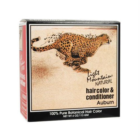 Light Mountain Natural Hair Color and Conditioner Auburn - 4 fl oz