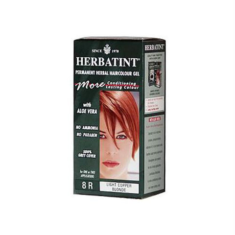 Herbatint Permanent Herbal Haircolour Gel 8R Light Copper Blonde - 135 ml