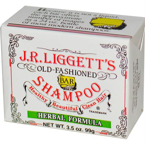 J.R. Liggetts Old Fashioned Bar Shampoo Counter Display - Herbal Formulal - 3.5 oz - Case of 12