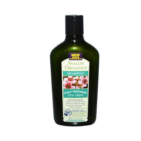 Avalon Organics Scalp Treatment Tea Tree Shampoo - 11 fl oz