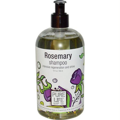 Pure Life Soap Shampoo - Rosemary - 15 oz