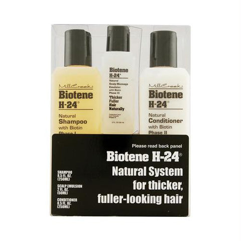 Mill Creek Biotene H-24 Tri-Pack Shampoo Conditioner Scalp Emulsion - 1 Set