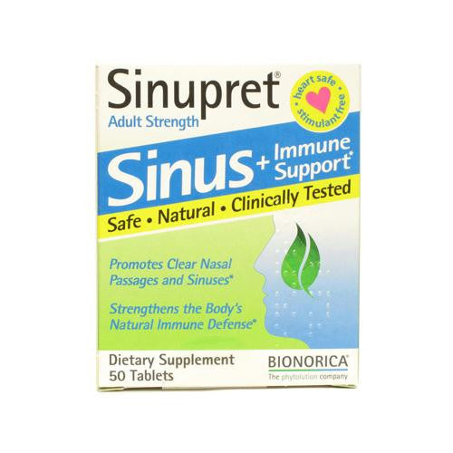 Sinupret Bionorica Sinus Immune Support Adult Strength - 50 Tablets