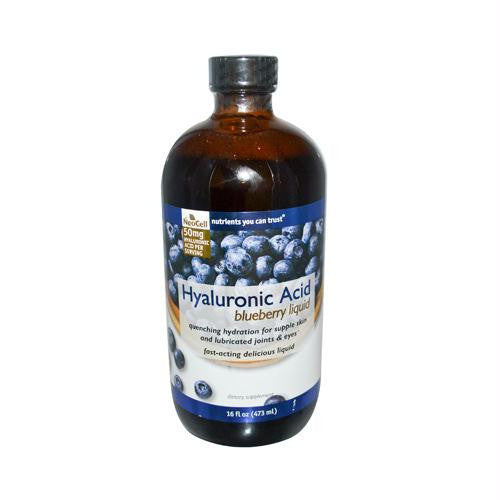 NeoCell Laboratories Hyaluronic Acid - Blueberry Liquid - 16 oz