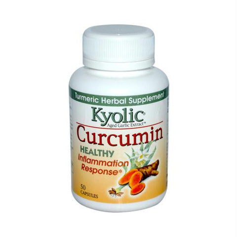 Kyolic Aged Garlic Extract Curcumin Healthy Inflammation Response - 50 Capsules