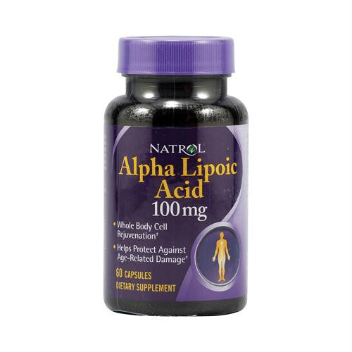 Natrol Alpha Lipoic Acid - 100 mg - 60 Capsules