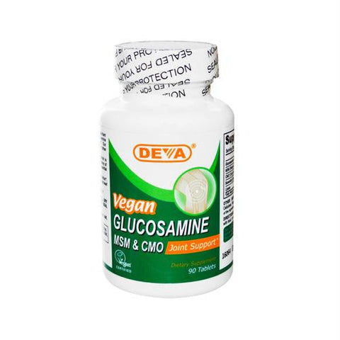 Deva Vegan Glucosamine MSM and CMO - 90 Tablets