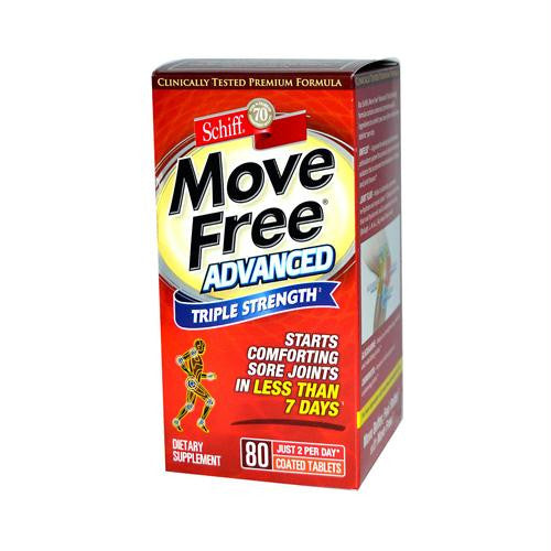 Schiff Move Free Advanced Triple Strength - 80 Coated Tablets