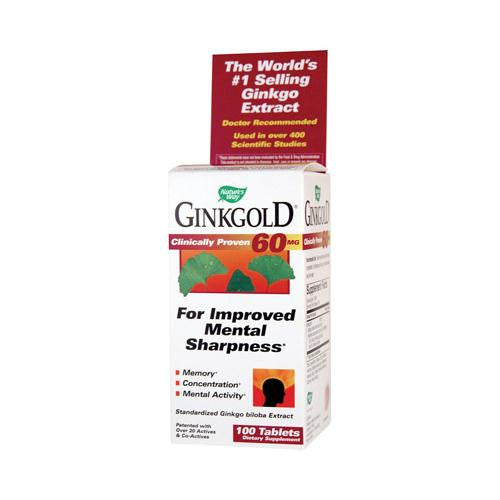 Natures Way Ginkgold - 100 Tablets