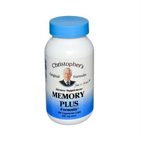 Christophers Original Formulas Memory Plus Formula - 450 mg -100 Caps