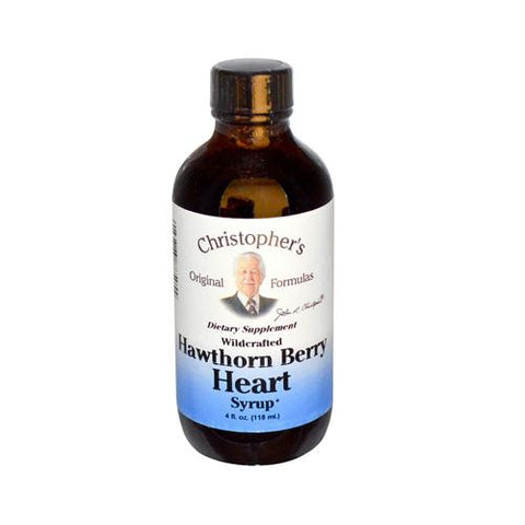 Christophers Hawthorn Berry Heart Syrup - 4 fl oz