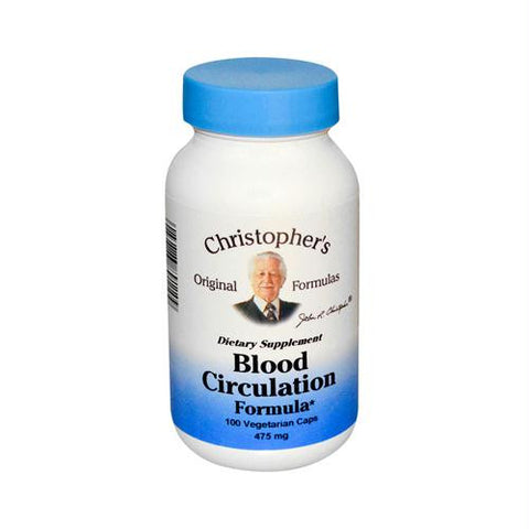 Christophers Blood Circulation Formula - 465 mg - 100 Vegetarian Capsules