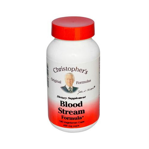 Christophers Blood Stream Formula - 440 mg - 100 Vegetarian Capsules