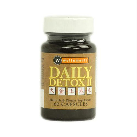 Wellements Daily Detox II Multi Herb - 60 Capsules