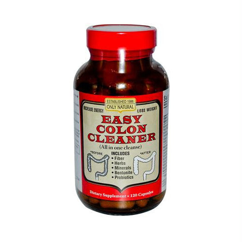 Only Natural Easy Colon Cleanse - 120 Capsules