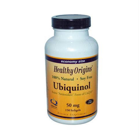 Healthy Origins Ubiquinol Kaneka QH - 50 mg - 150 Softgels