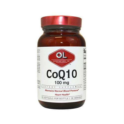 Olympian Labs Coenzyme Q10 - 100 mg - 30 Softgels