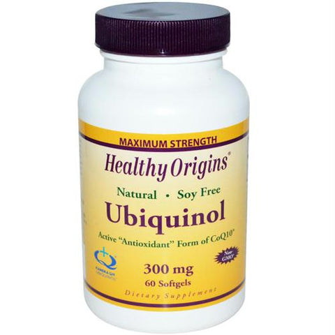 Healthy Origins Ubiquinol - 300 mg - 60 Softgels