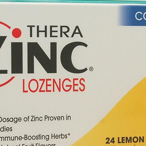 Quantum TheraZinc Cold Season Plus Lozenges Lemon - 14 mg - 24 Lozenges