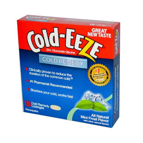 Cold-EEZE Cold Remedy Lozenges Mint Frost - 18 Lozenges