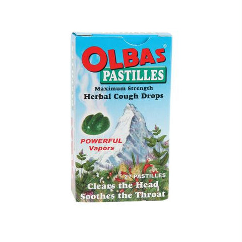 Olbas Therapeutic Herbal Cough Drops - Maximum Strength - Case of 12 - 1.6 oz