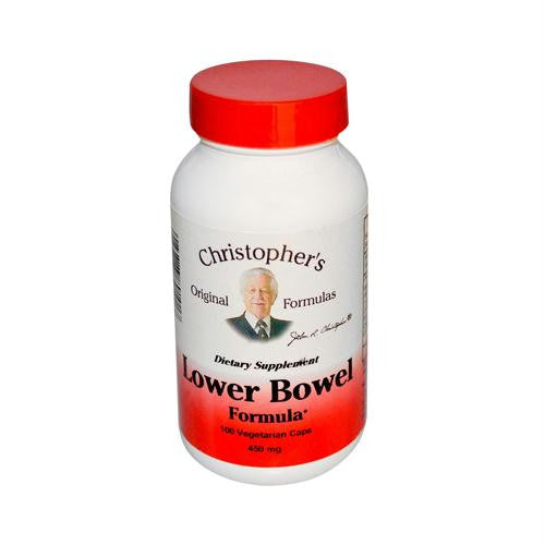 Dr. Christophers Original Formulas Lower Bowel Formula - 450 mg - 100 Vcaps