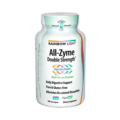 Rainbow Light All-Zyme Double Strength - 120 + 60 Free Vegetarian Capsules