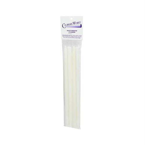 Cylinder Works White Paraffin Ear Candles - 4 Pack