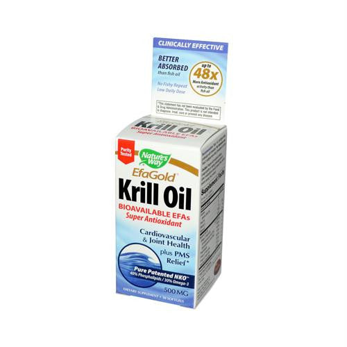 Natures Way EfaGold Krill Oil - 30 Softgels