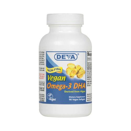 Deva Vegan Vitamins Omega 3 DHA EPA - 90 softgels