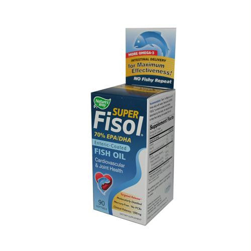 Natures Way Super Fisol Fish Oil - 90 Softgels