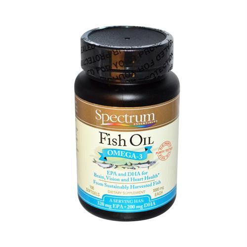 Spectrum Essentials Fish Oil Omega-3 - 1000 mg - 100 Softgels