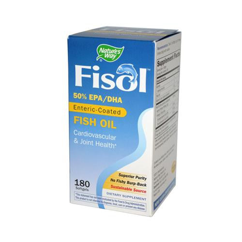 Natures Way Fisol Fish Oil - 180 Softgels