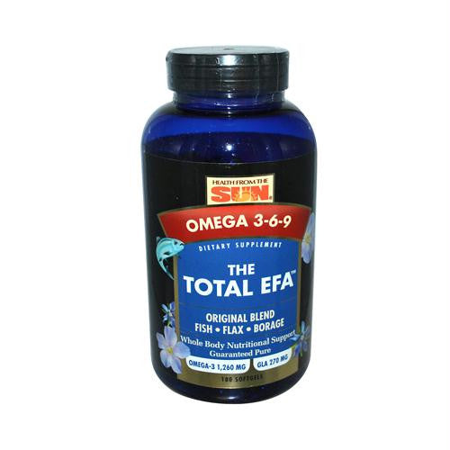 Health From the Sun The Total EFA Omega 3-6-9 - 180 Softgels