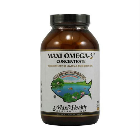 Maxi Health Maxi Omega 3 Concentrate - 180 MaxiGels