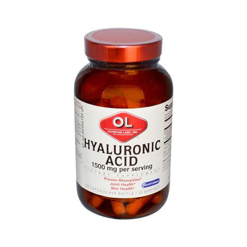 Olympian Labs Hyaluronic Acid with BioCell Collagen Type II - 100 Capsules