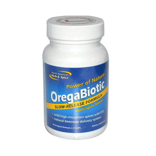 North American Herb and Spice OregaBiotic - 60 Vegetarian Capsules