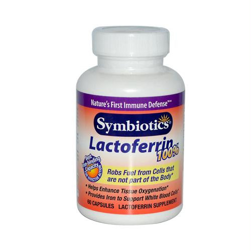 Symbiotics Lactoferrin 100% - 60 Capsules