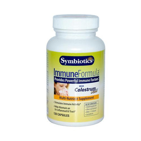 Symbiotics Immune Formula with Colostrum Plus - 120 Capsules