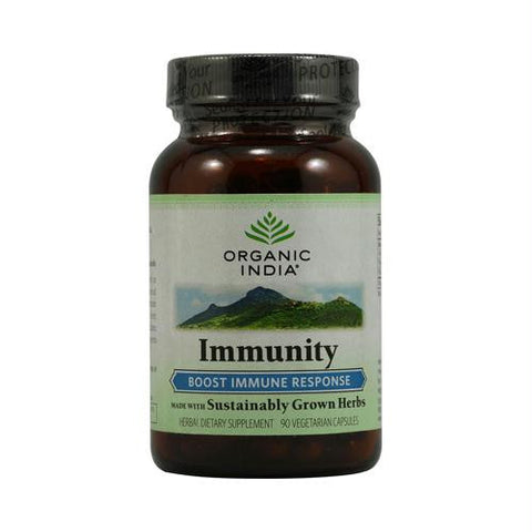 Organic India Immunity Boost Immune Response - 90 Vegetarian Capsules