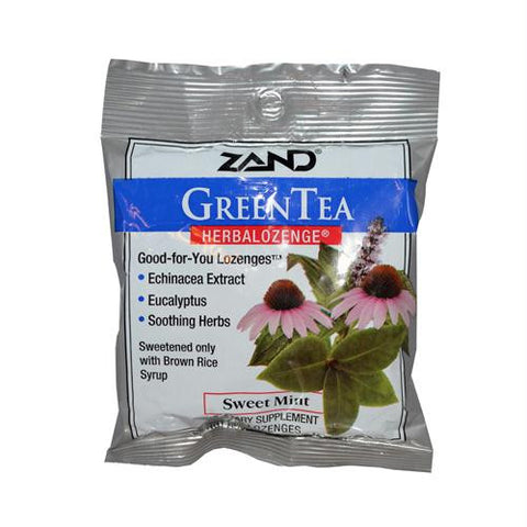 Zand Green Tea With Echinacea - 15 Lozenges - Case of 12