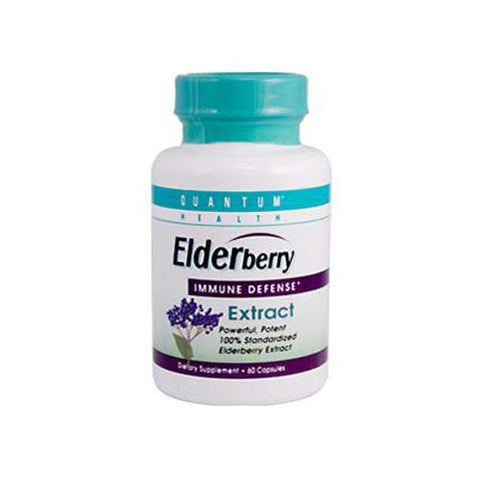 Quantum Elderberry Immune Defense Extract - 400 mg - 60 Capsules