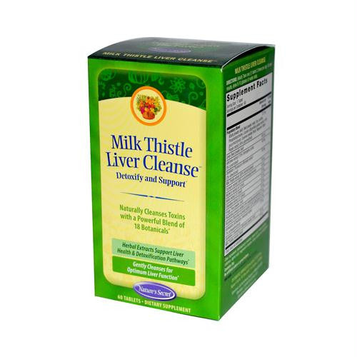 Natures Secret Milk Thistle Liver Cleanse - 60 Tablets