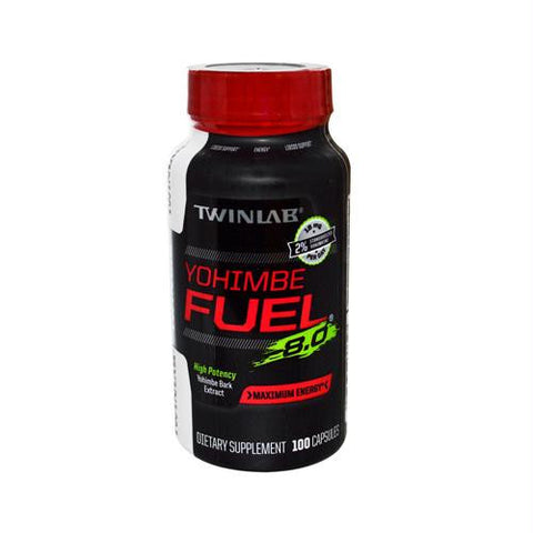 Twinlab Yohimbe Fuel 8.0 Maximum Energy - 100 Caps